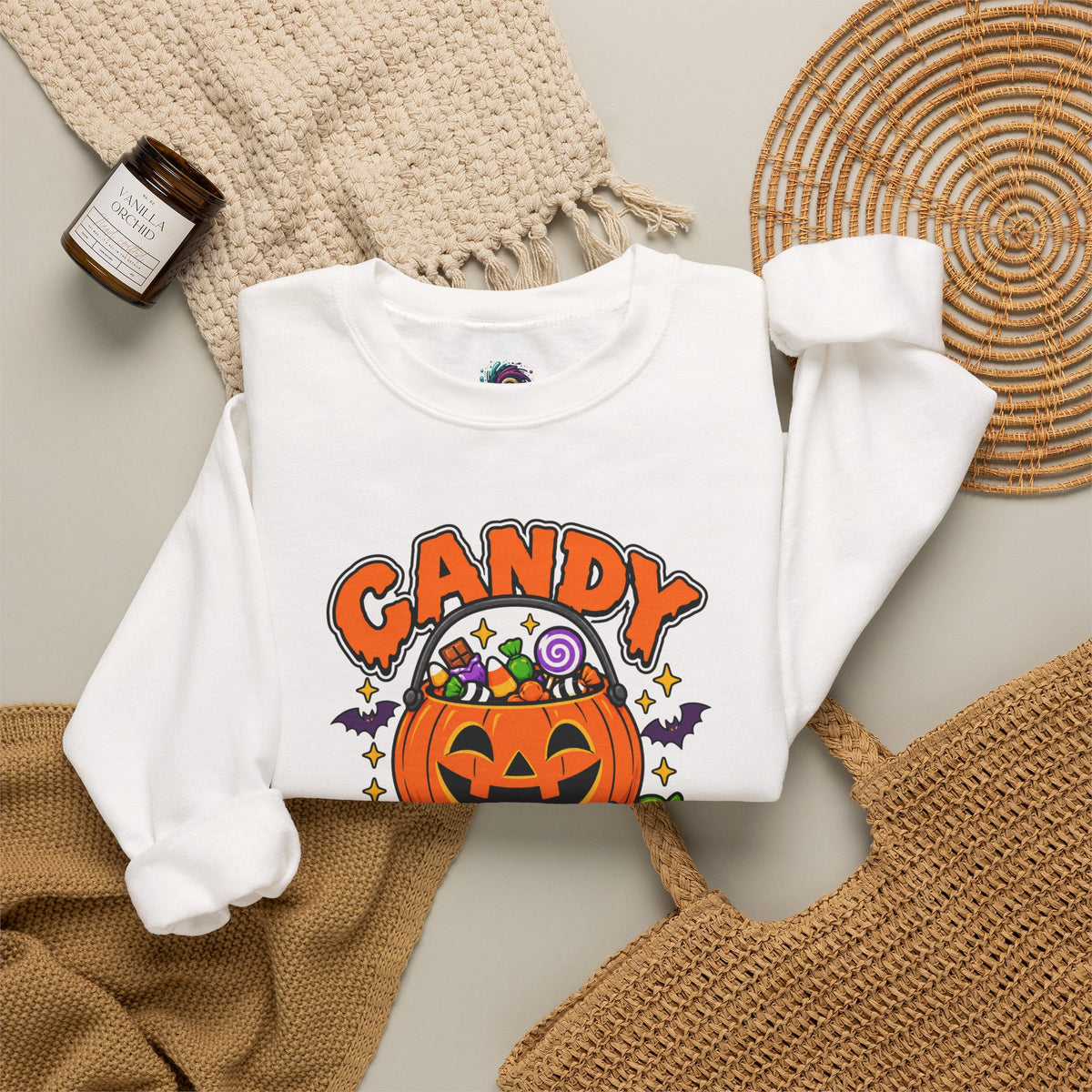 Candy Tax Collector Sweatshirt – Funny Halloween Parent Crewneck