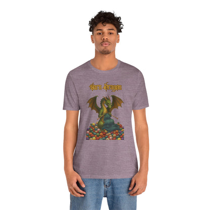 Yarn Dragon T-Shirt – Funny Knitting Dragon Shirt for Yarn Lovers