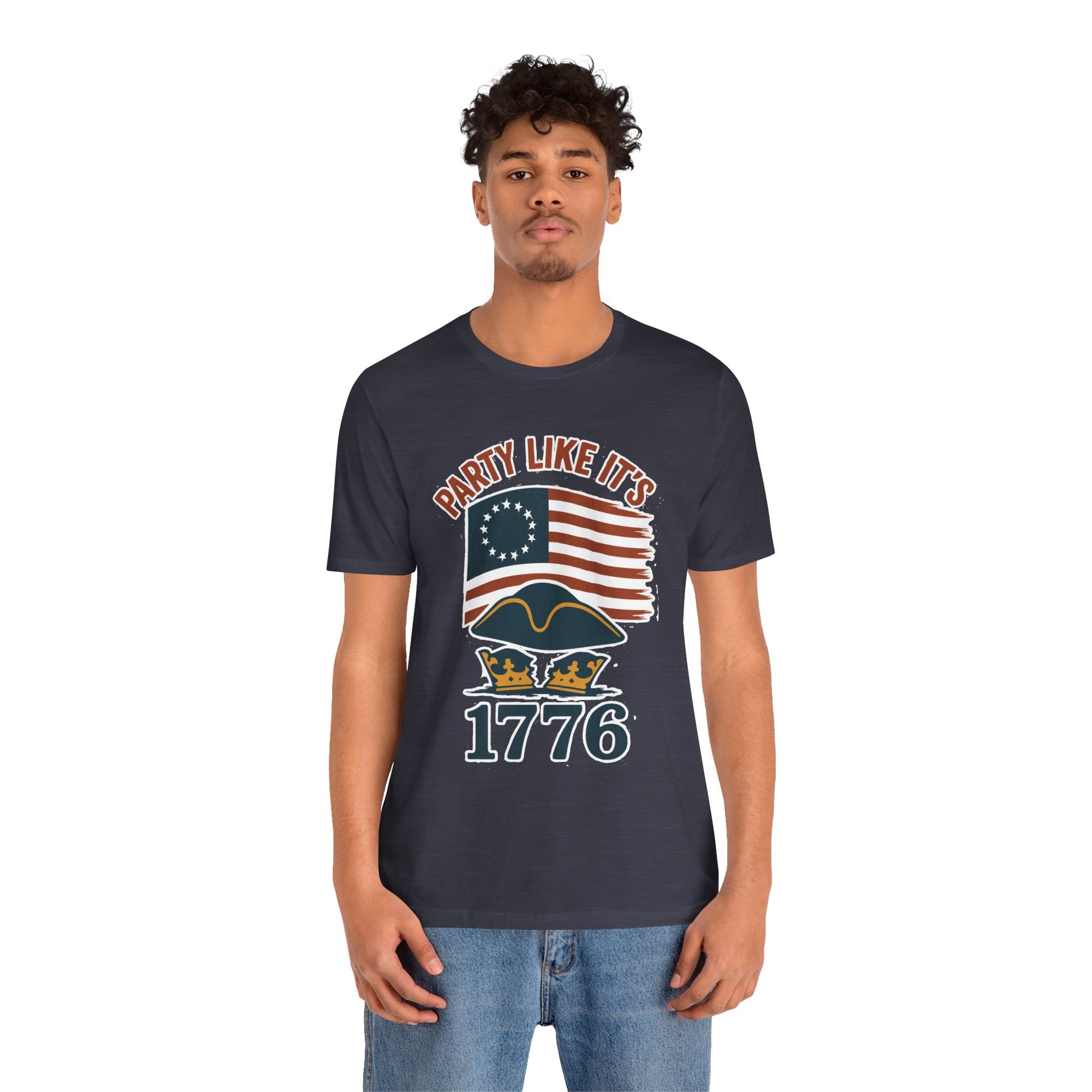 Party Like It’s 1776 T-Shirt – Revolutionary Spirit USA Tee - WhimSpin - https://whimspin.com