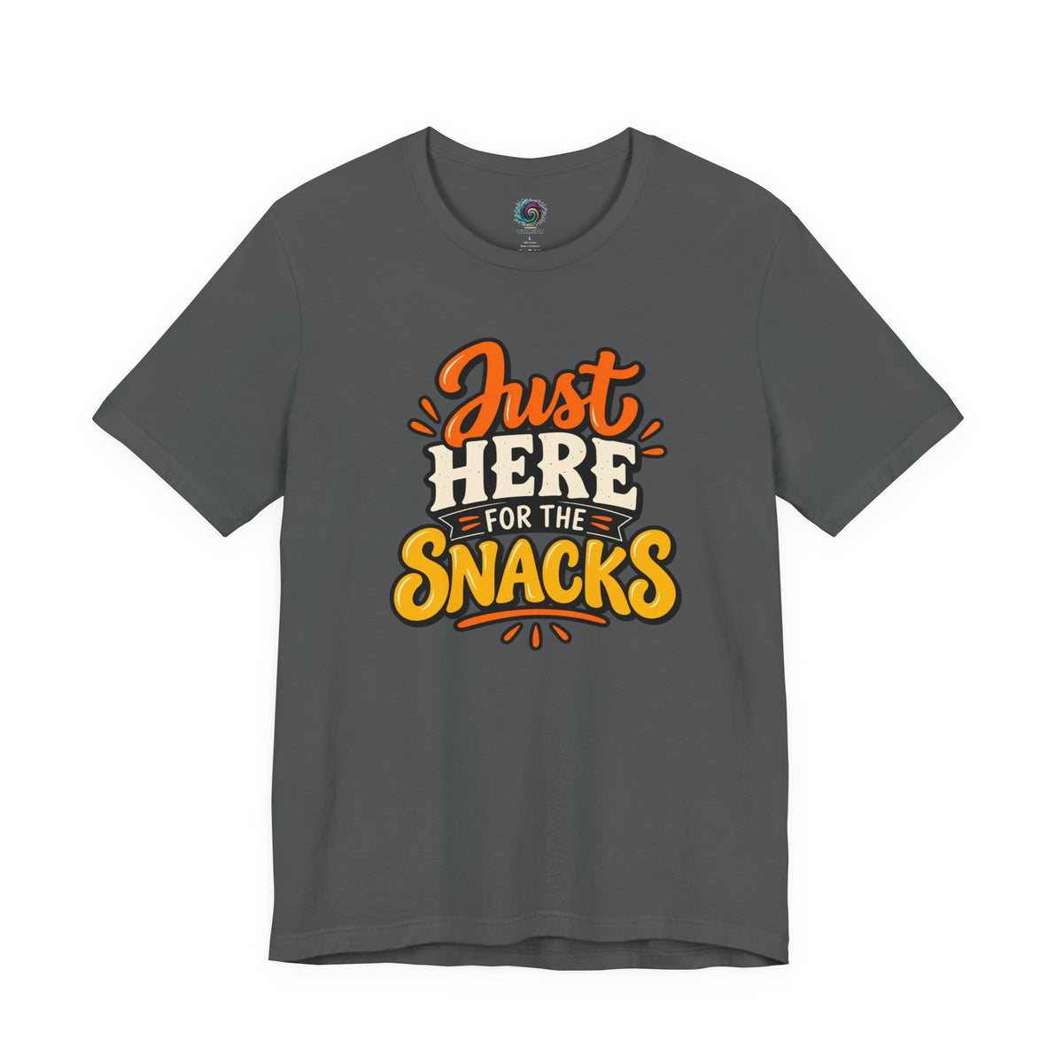 Just Here for the Snacks T-Shirt – Funny Halloween Foodie Tee
