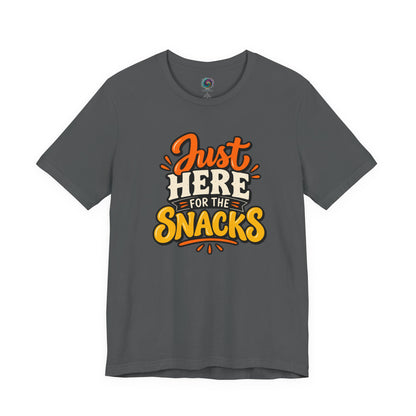 Just Here for the Snacks T-Shirt – Funny Halloween Foodie Tee