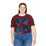 Geometric Tiger T-Shirt – Bold Jungle Animal Tee in Abstract Style - WhimSpin - https://whimspin.com