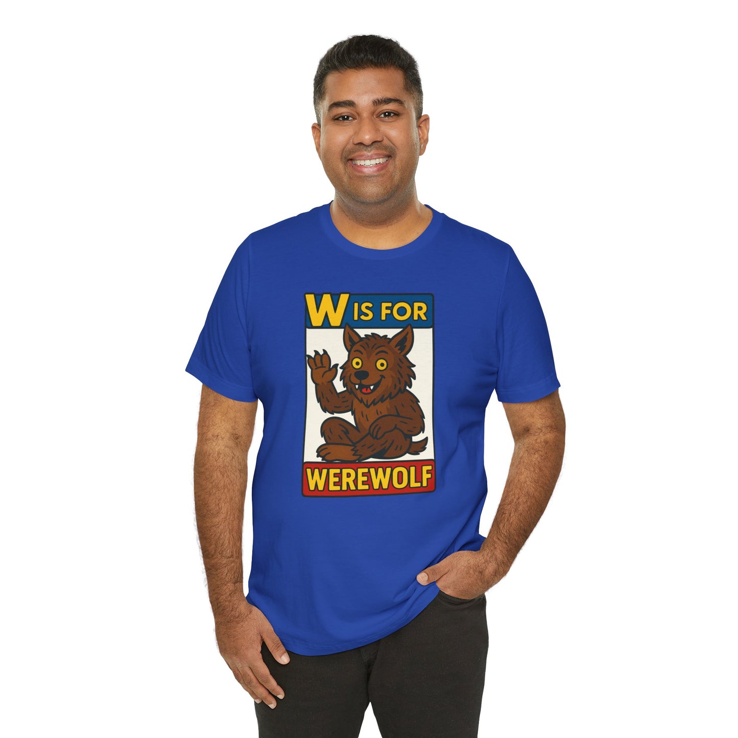 W Is for Werewolf T-Shirt – Cute Werewolf Shirt from Monster Alphabet