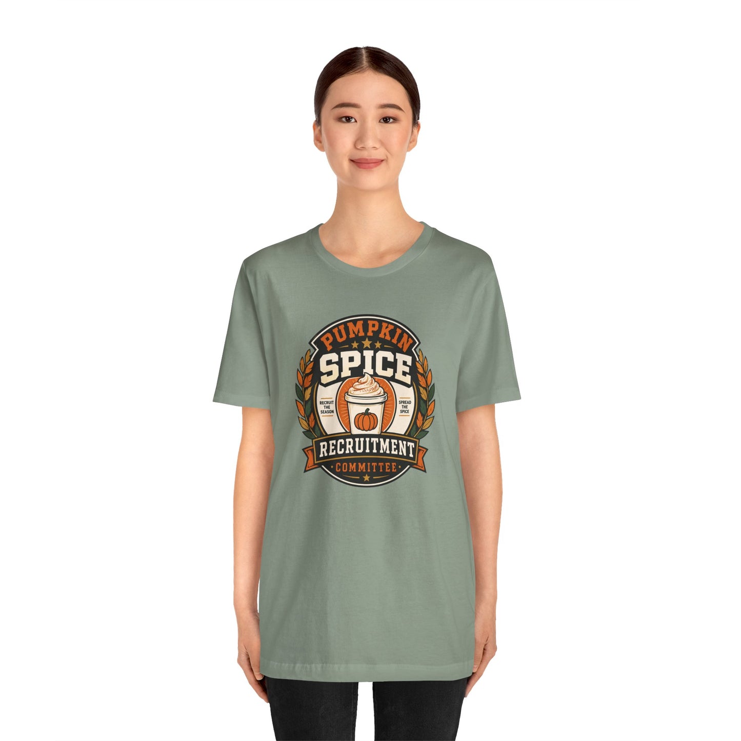 Pumpkin Spice Recruitment Committee T-Shirt – Funny Fall Tee