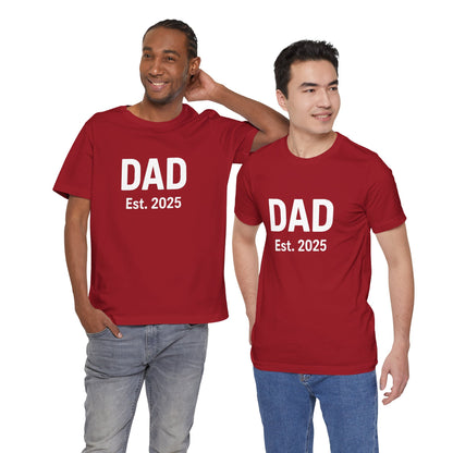 Dad Est. 2025 T-Shirt – New Dad Tee for First Father’s Day
