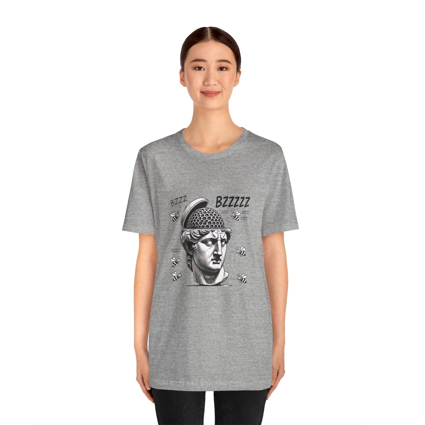 Hive Mind T-Shirt – Surreal Bee Group Think Parody Tee