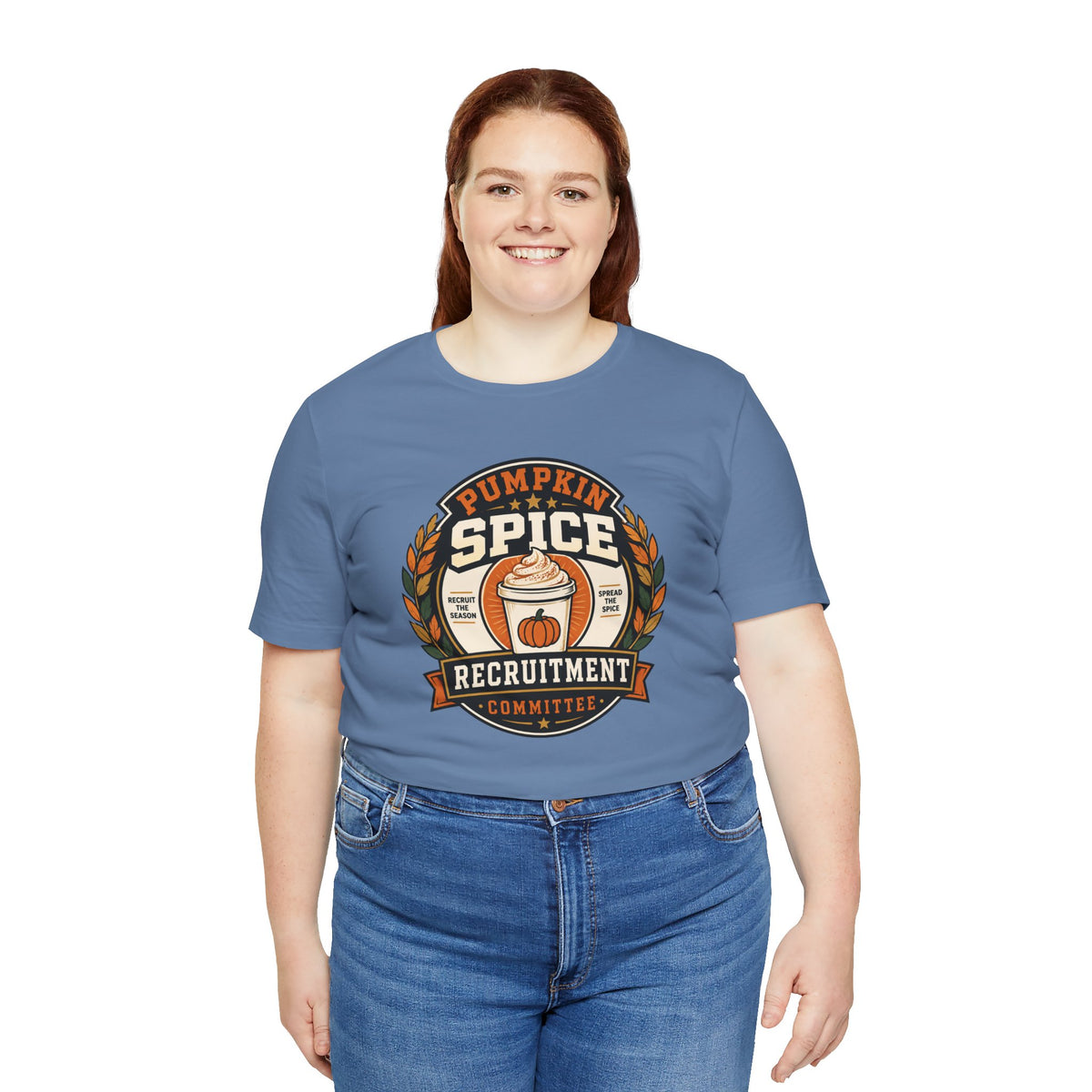 Pumpkin Spice Recruitment Committee T-Shirt – Funny Fall Tee