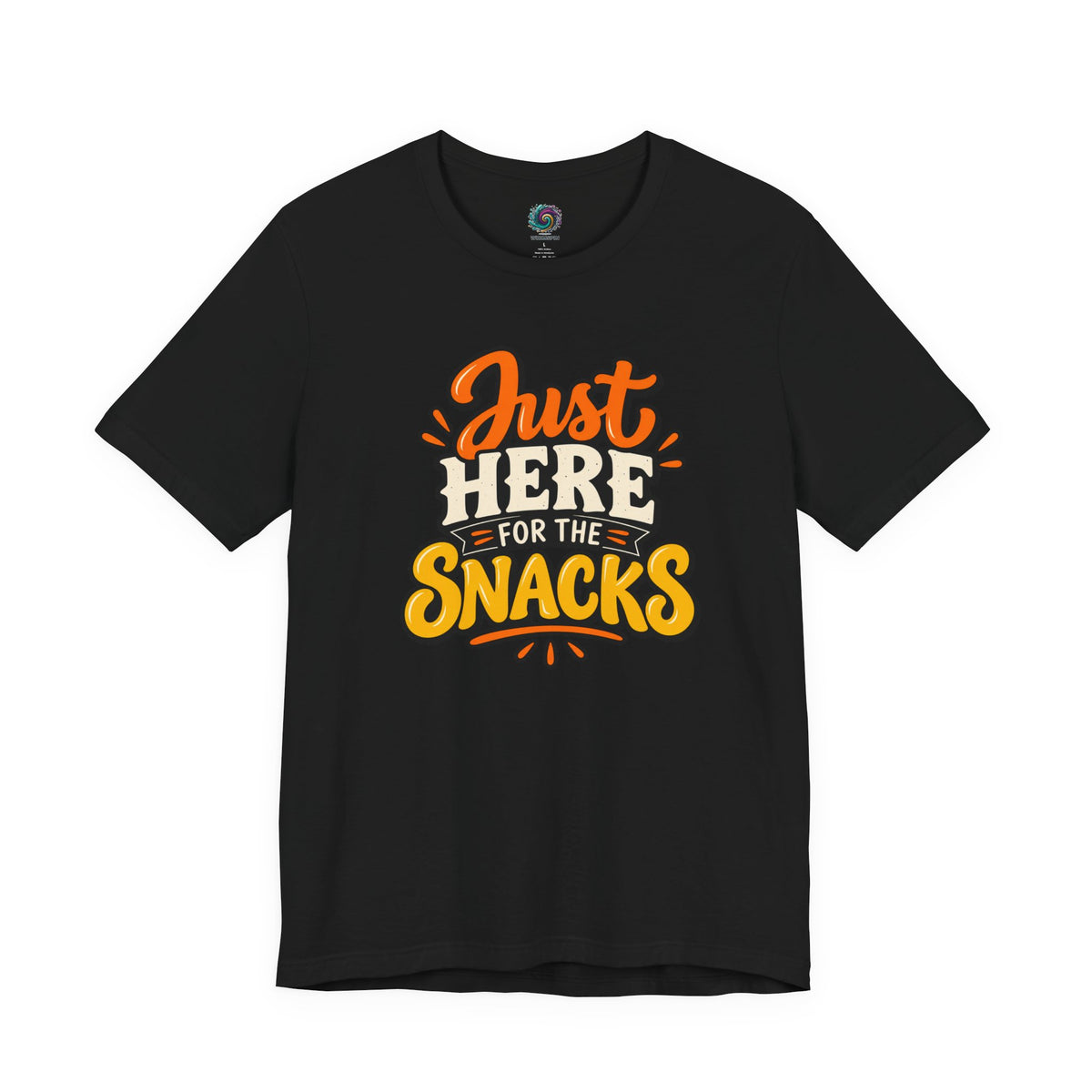 Just Here for the Snacks T-Shirt – Funny Halloween Foodie Tee