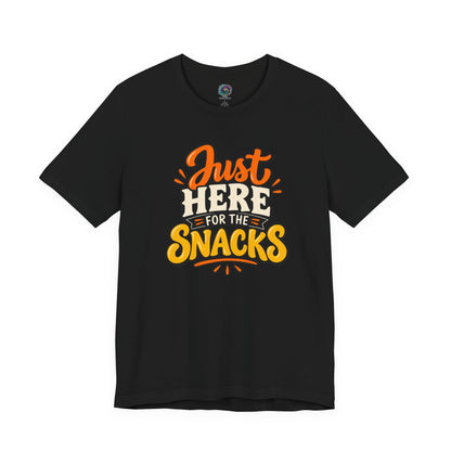 Just Here for the Snacks T-Shirt – Funny Halloween Foodie Tee