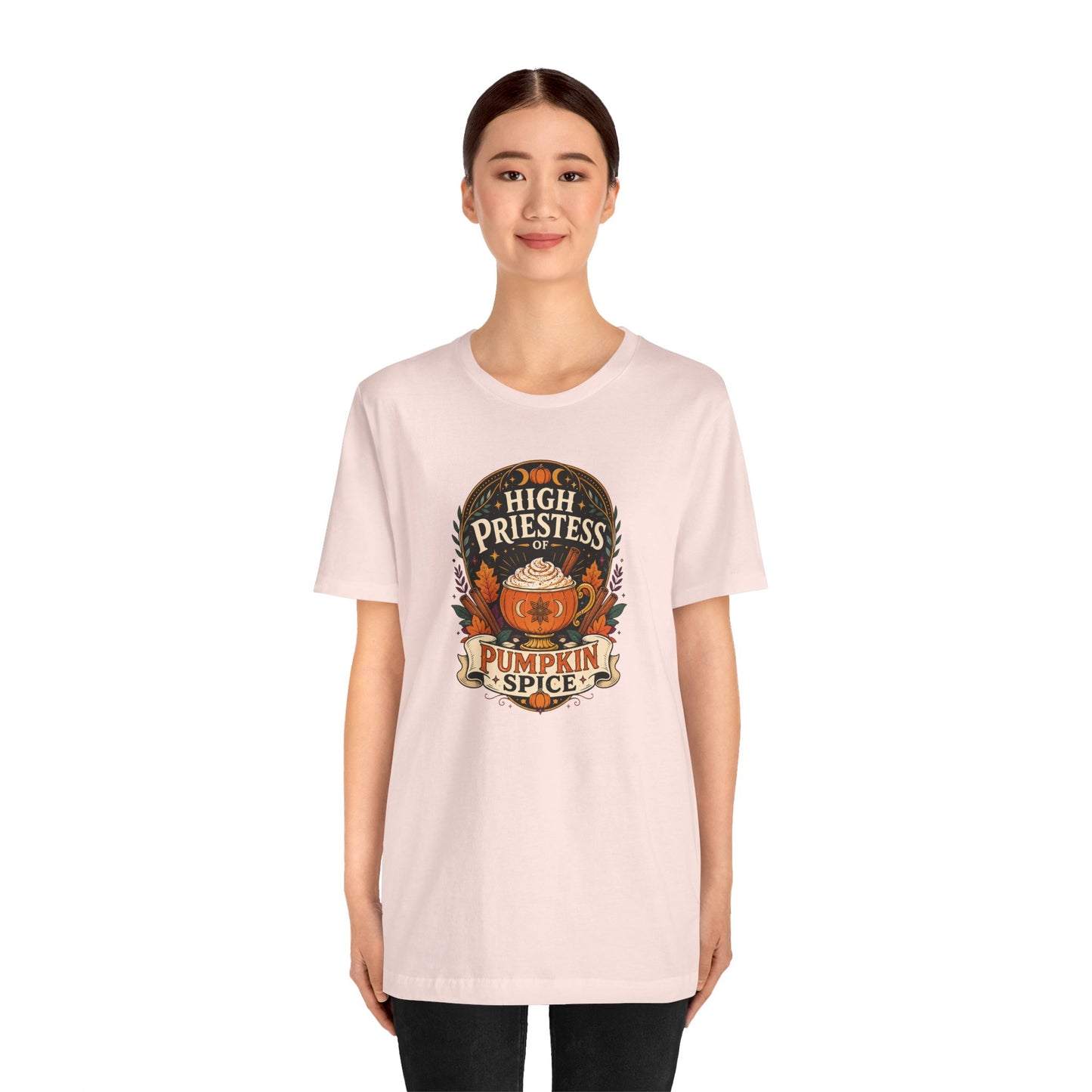 High Priestess of Pumpkin Spice T-Shirt – Funny Fall Tee