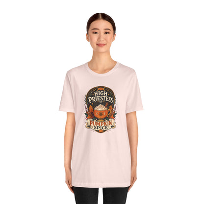 High Priestess of Pumpkin Spice T-Shirt – Funny Fall Tee