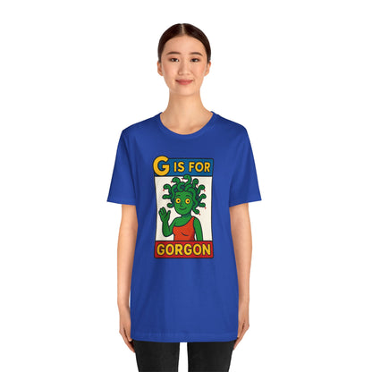G Is for Gorgon T-Shirt – Funny Gorgon Legend Alphabet Tee