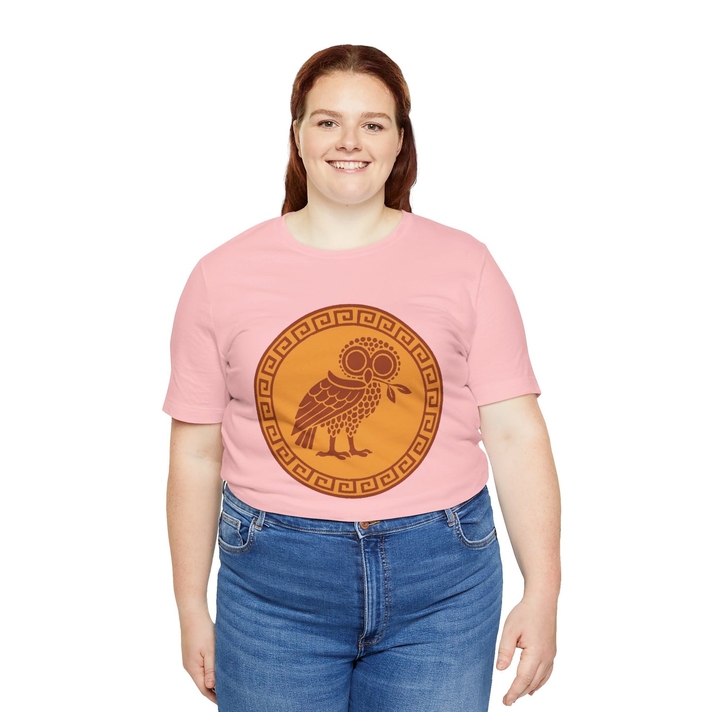 Athena’s Owl T-Shirt – Greek Mythology Bird Tee