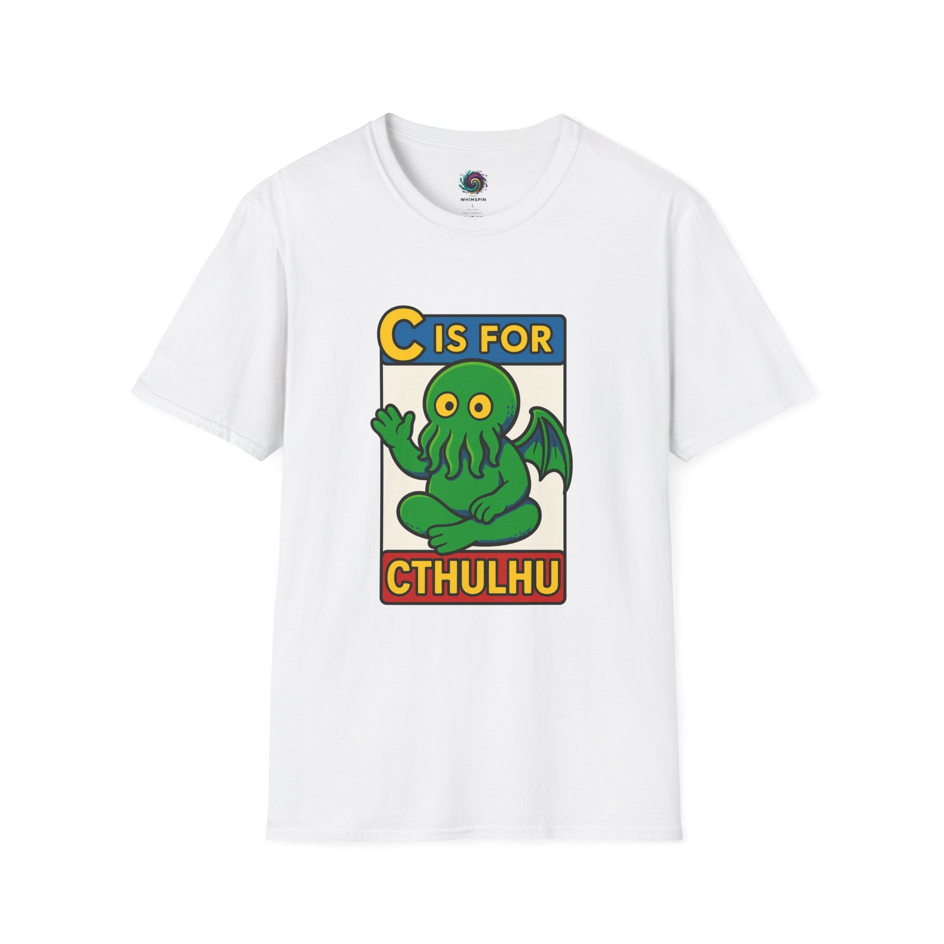 White "C is for Cthulhu" tshirt