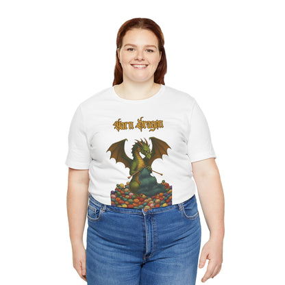 Yarn Dragon T-Shirt – Funny Knitting Dragon Shirt for Yarn Lovers