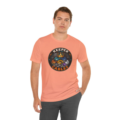 Keeper of the Cables T-Shirt – Funny Tech Dad Cable Tee