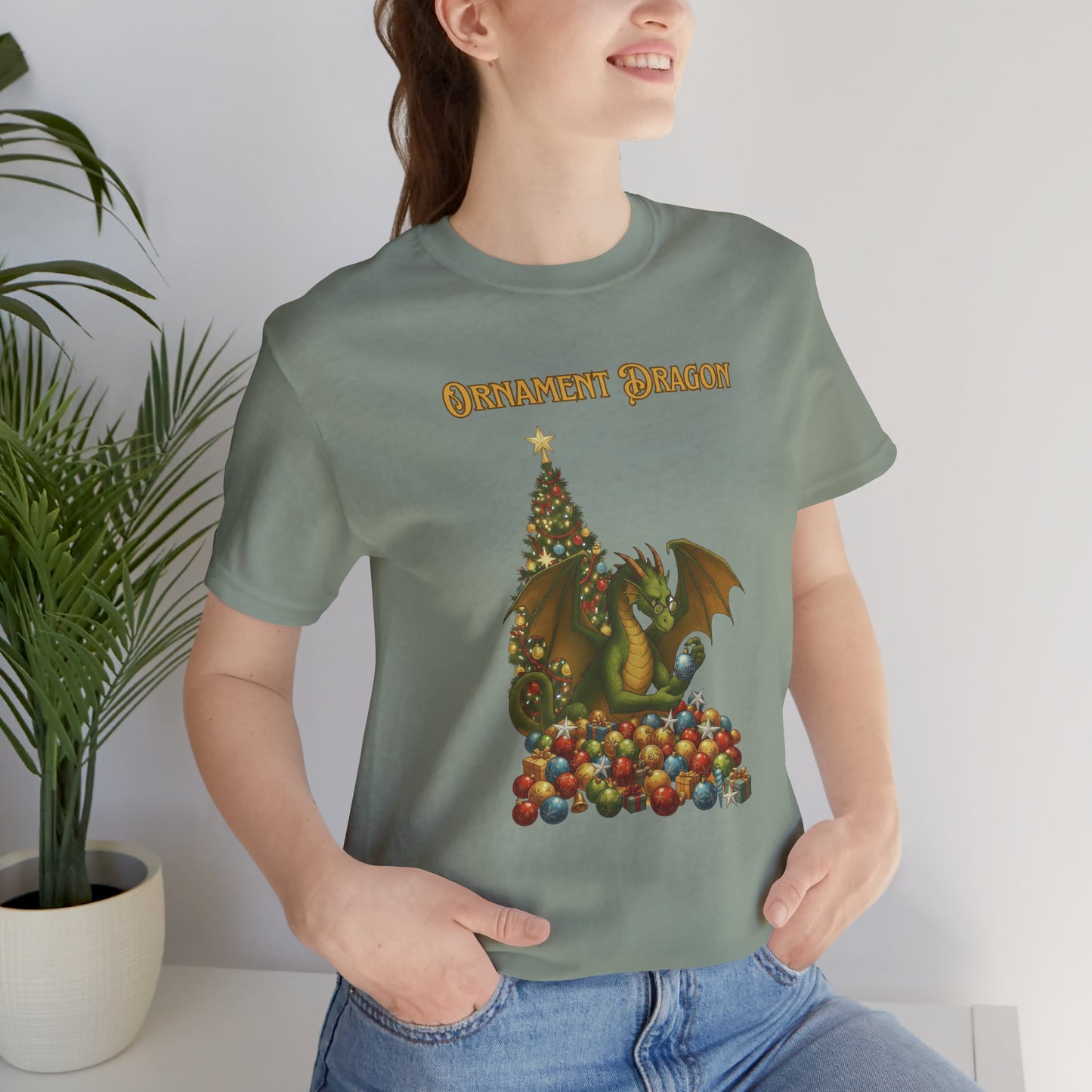 Ornament Dragon T-Shirt – Christmas Dragon Tee for Ornament Lovers