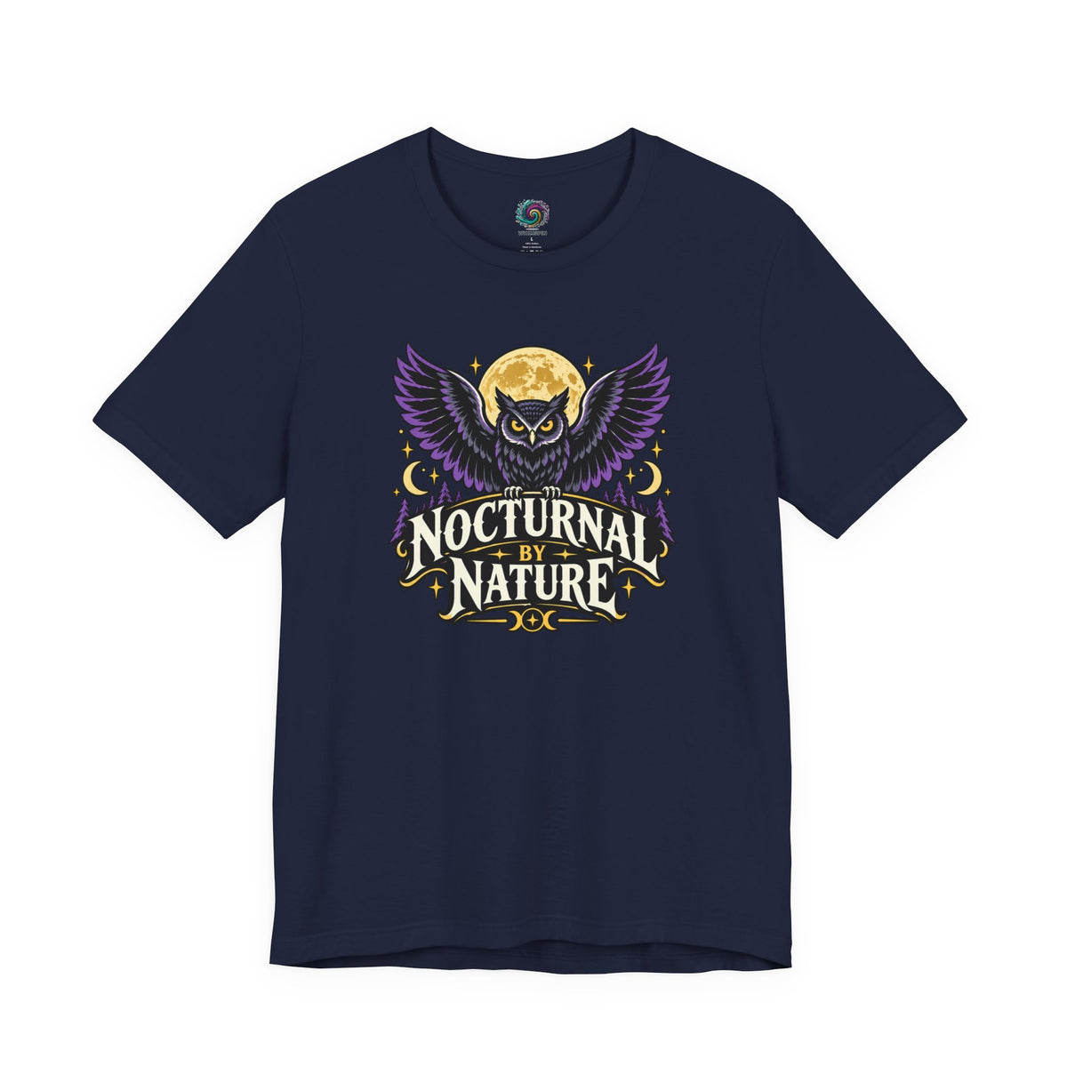 Nocturnal by Nature T-Shirt – Moonlit Owl Graphic Tee