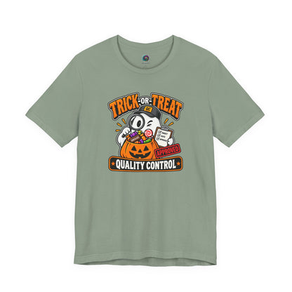 Trick-or-Treat Quality Control T-Shirt – Funny Halloween Candy Tee