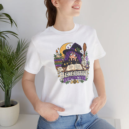Hexecutive Dysfunction T-Shirt - Funny Witchy ADHD Humor Tee