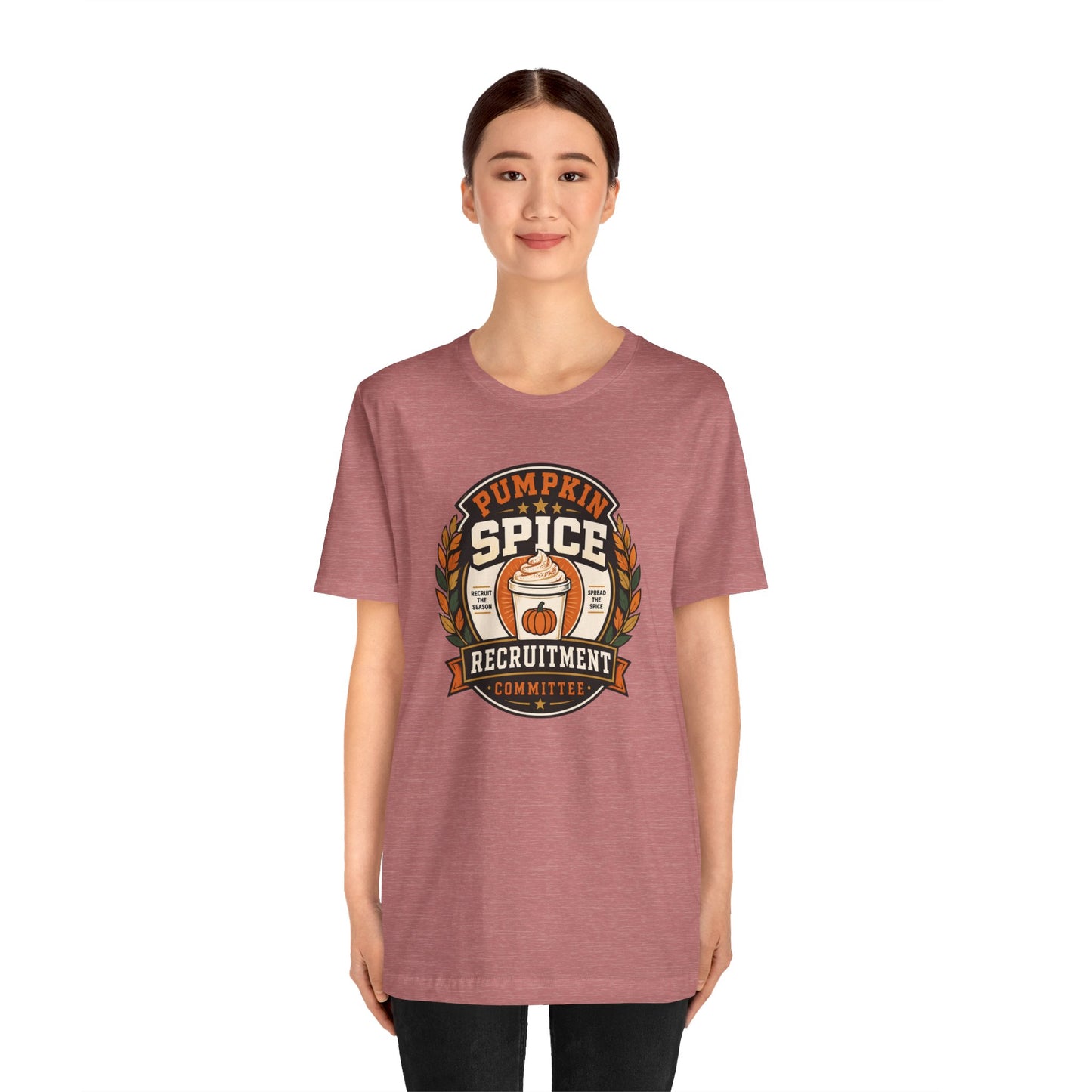 Pumpkin Spice Recruitment Committee T-Shirt – Funny Fall Tee