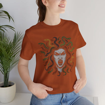 Medusa T-Shirt – Greek Mythology Gorgon Graphic Tee