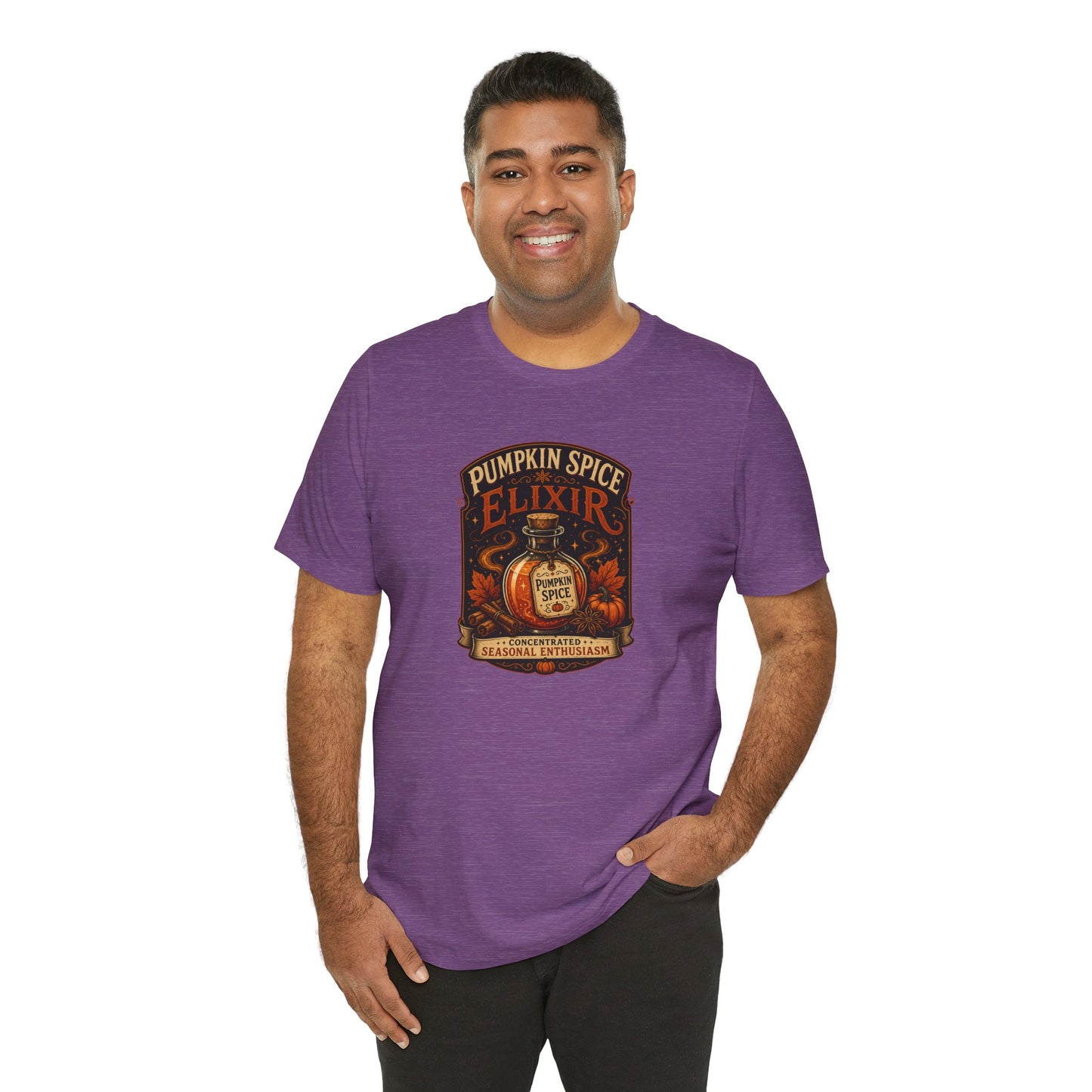 Pumpkin Spice Elixir T-Shirt – Funny Witchy Fall Coffee Tee
