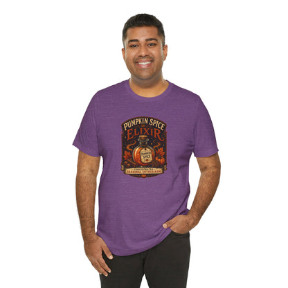 Pumpkin Spice Elixir T-Shirt – Funny Witchy Fall Coffee Tee