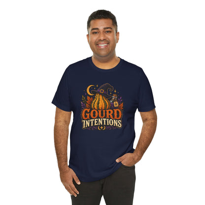Gourd Intentions T-Shirt – Funny Witchy Fall Pumpkin Tee