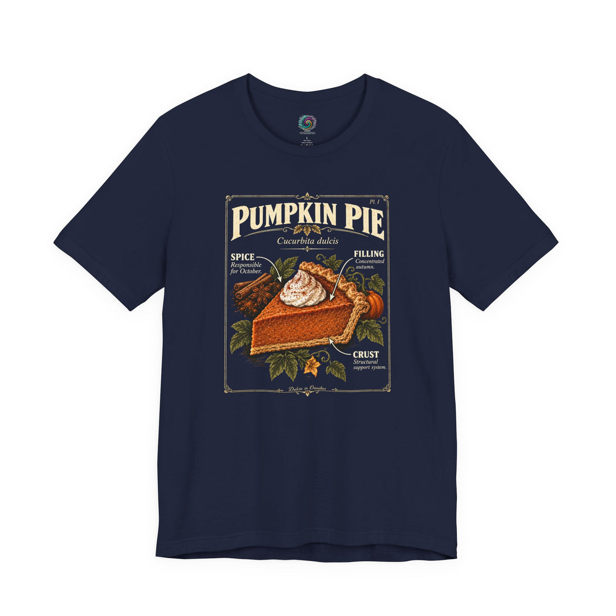 Pumpkin Pie Anatomy T-Shirt – Vintage Thanksgiving Fall Tee