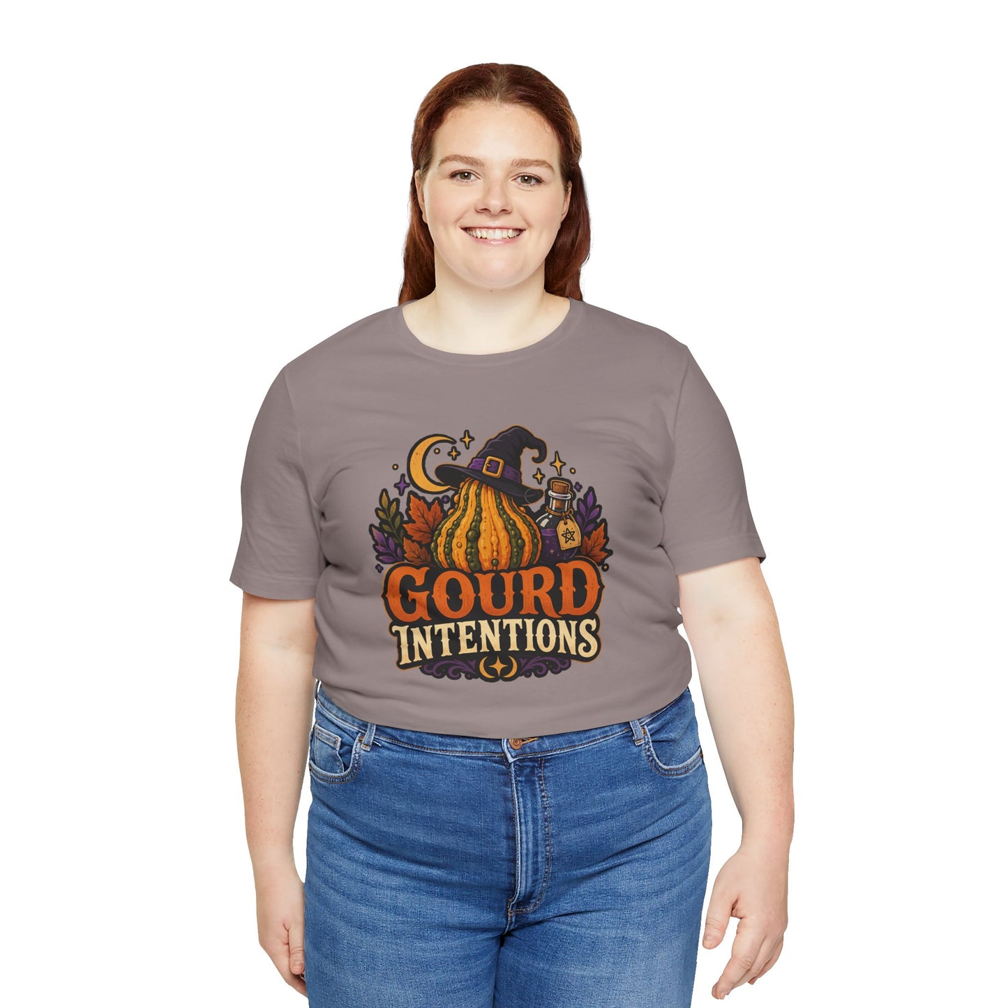 Gourd Intentions T-Shirt – Funny Witchy Fall Pumpkin Tee