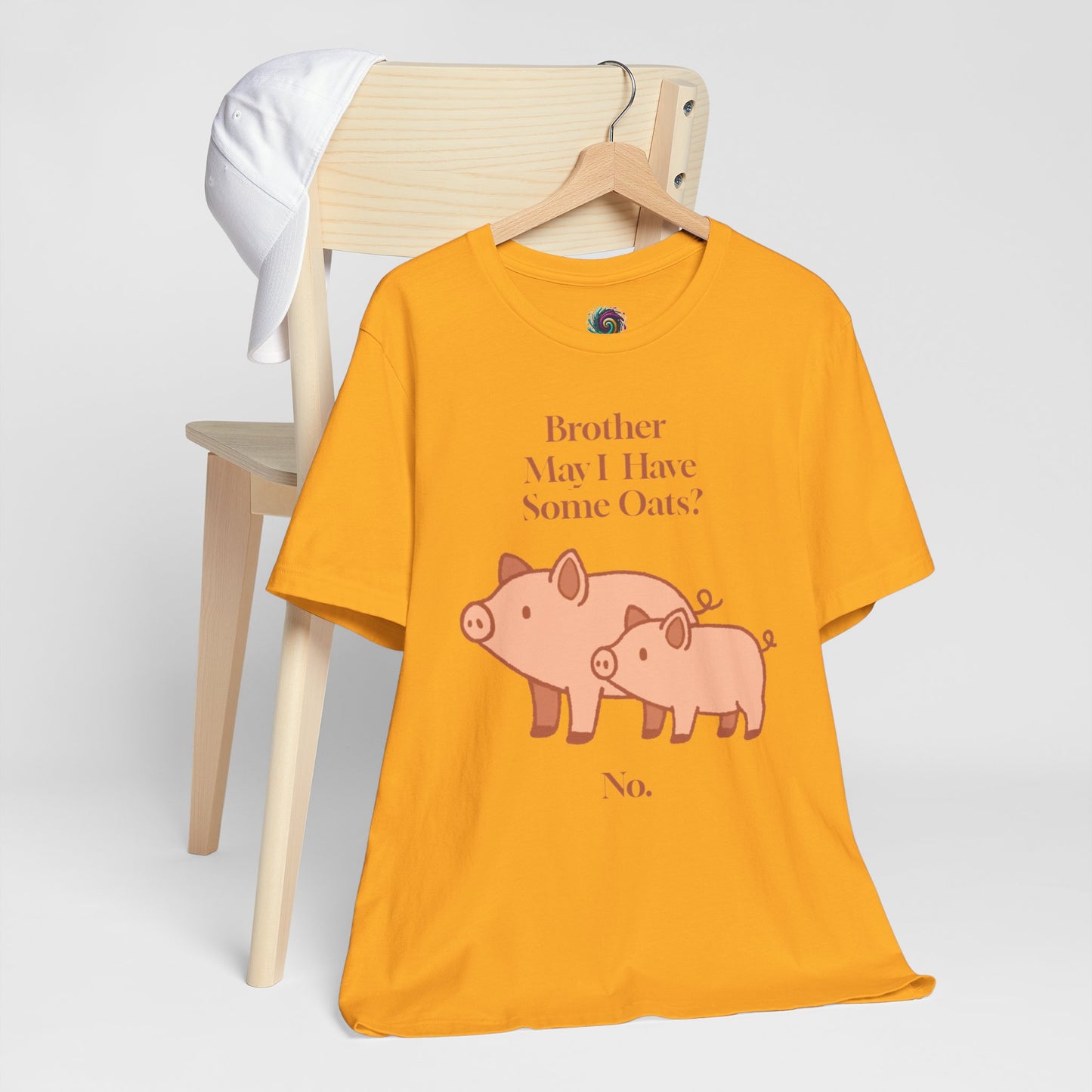 Brother May I Have Some Oats T-Shirt – Funny Viral Pig Meme Tee