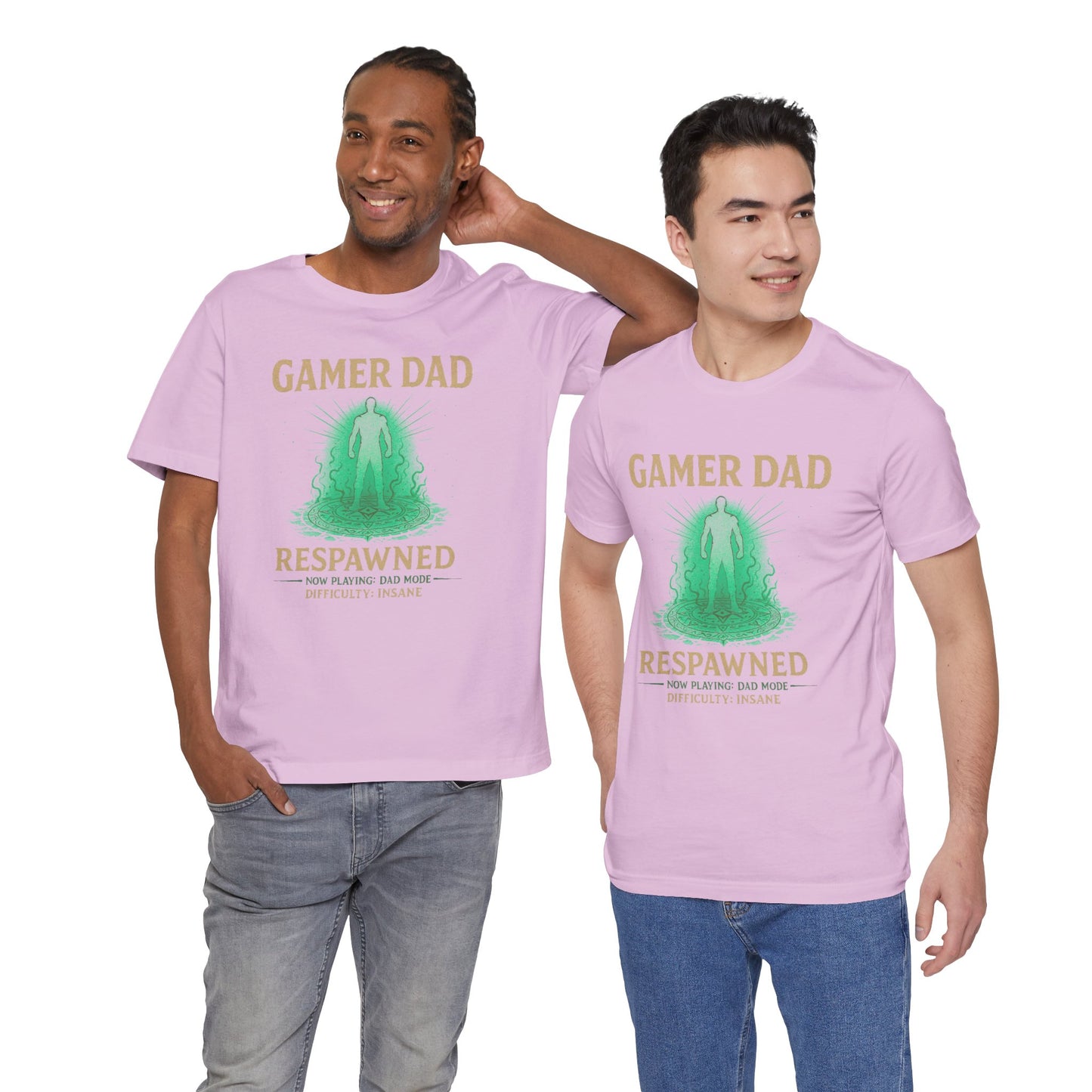 Gamer Dad Respawned T-Shirt – Funny New Fatherhood Gaming Tee