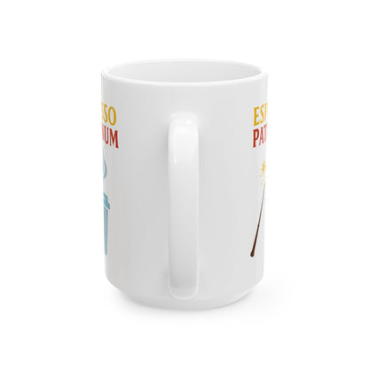 Espresso Patronum Coffee Mug – Funny Harry Potter Parody Gift for Coffee Lovers