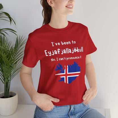 Eyjafjallajökull T-Shirt – Funny Iceland Volcano Travel Merch