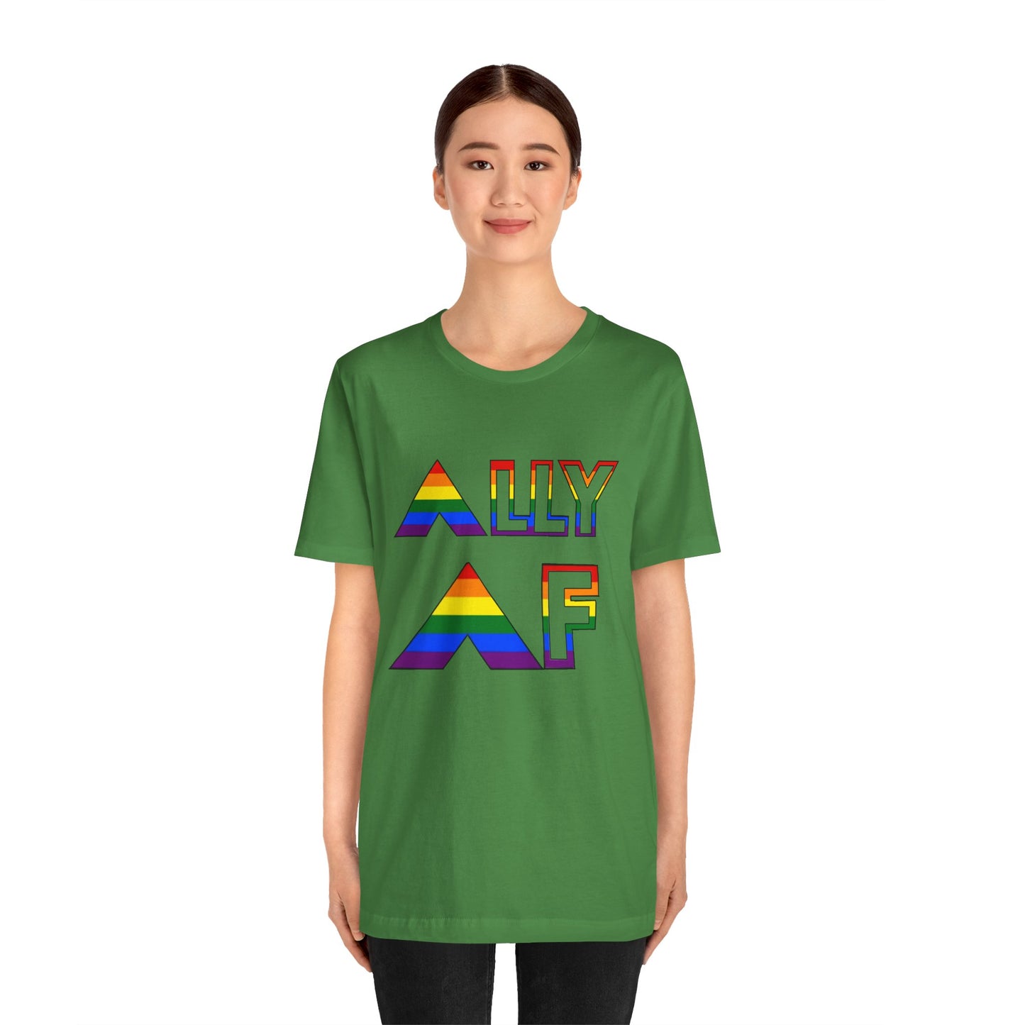Ally AF Pride Tee – Bold LGBTQ+ Support Shirt for Loud Allies