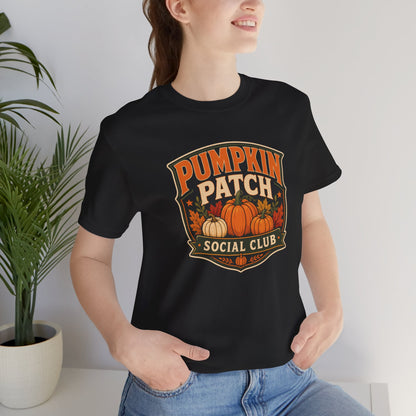 Pumpkin Patch Social Club T-Shirt – Fall Pumpkin Tee