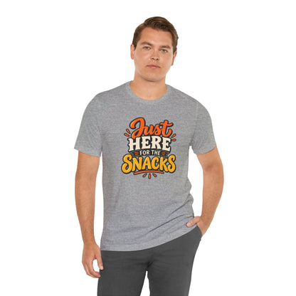 Just Here for the Snacks T-Shirt – Funny Halloween Foodie Tee
