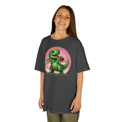 Cupidsaurus Rex Kids T-Shirt – Cute Dinosaur Valentine’s Day Tee for Kids
