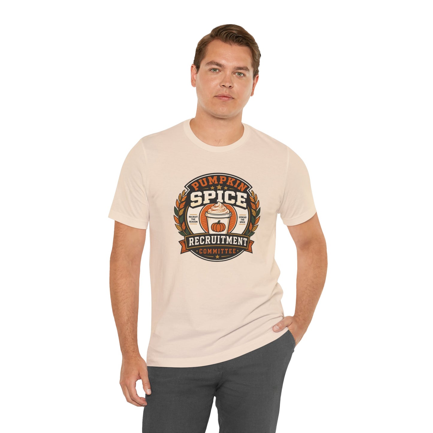 Pumpkin Spice Recruitment Committee T-Shirt – Funny Fall Tee