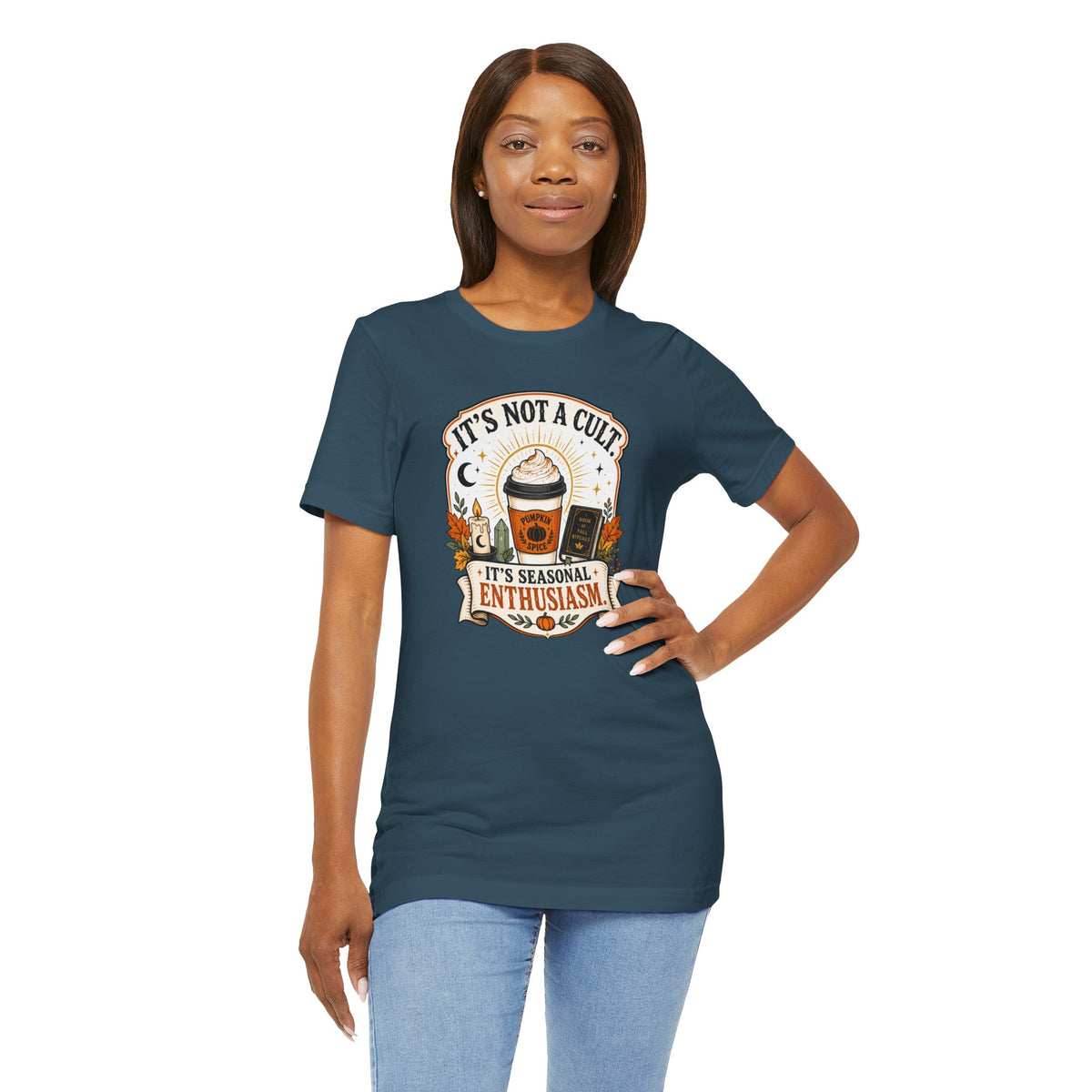 It’s Not a Cult Pumpkin Spice T-Shirt – Funny Fall Tee