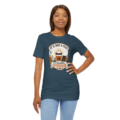 It’s Not a Cult Pumpkin Spice T-Shirt – Funny Fall Tee