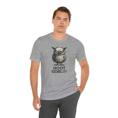 Hoot Goblin T-Shirt – Funny Owl Tee for Night Owls & Mischief Makers