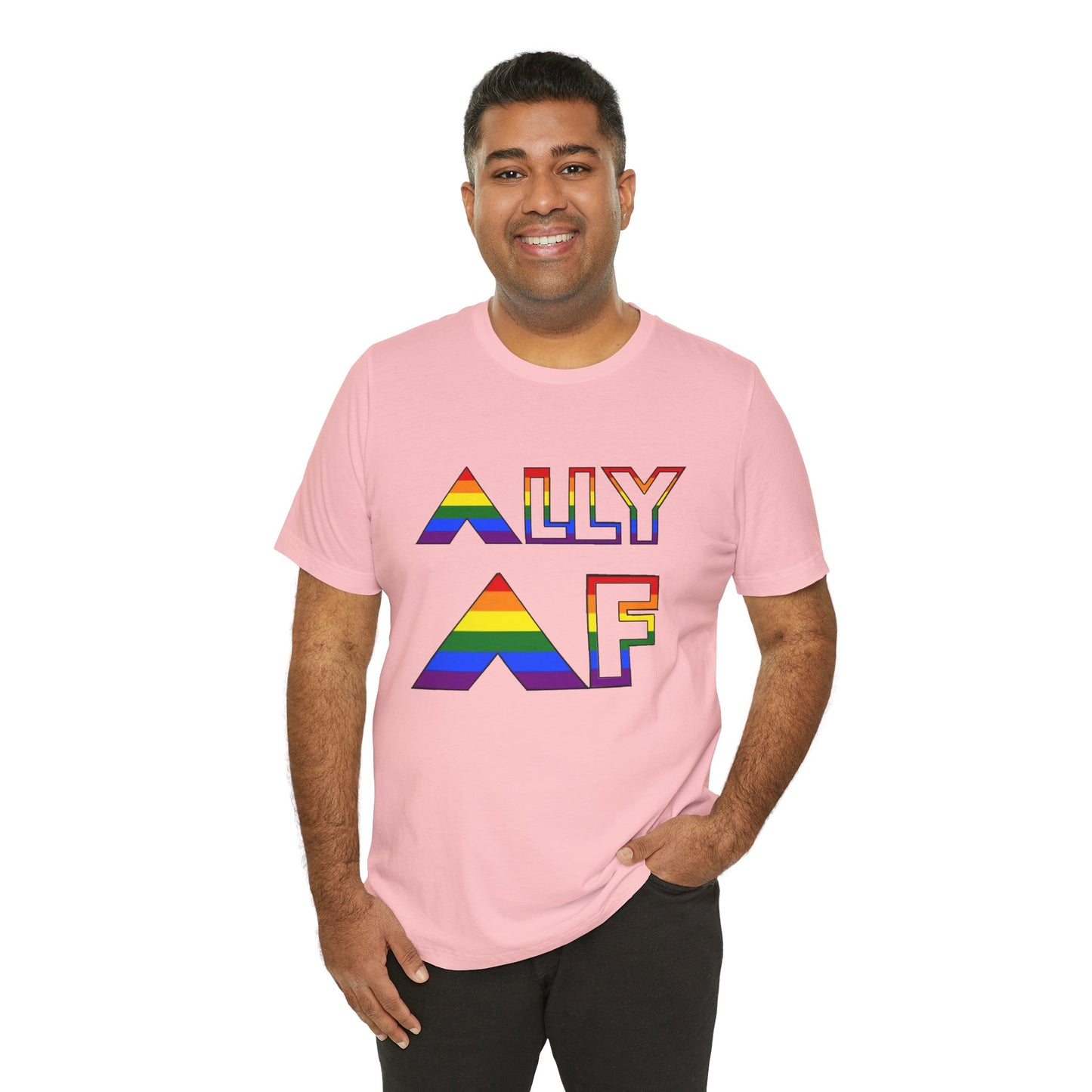 Ally AF Pride Tee – Bold LGBTQ+ Support Shirt for Loud Allies