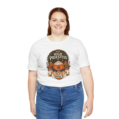 High Priestess of Pumpkin Spice T-Shirt – Funny Fall Tee