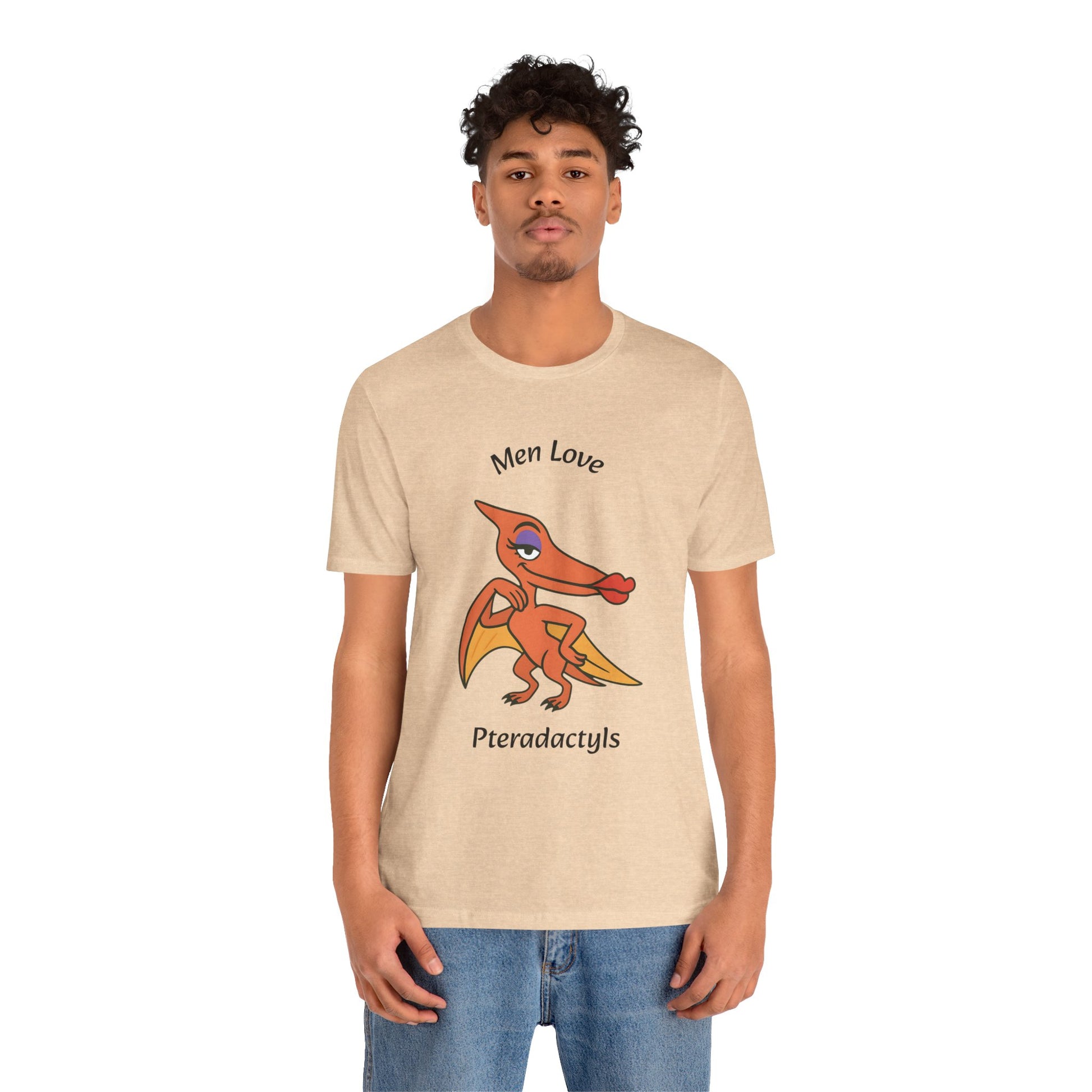 Men Love Pterodactyls Tee – Funny Dinosaur Graphic Shirt - WhimSpin - https://whimspin.com