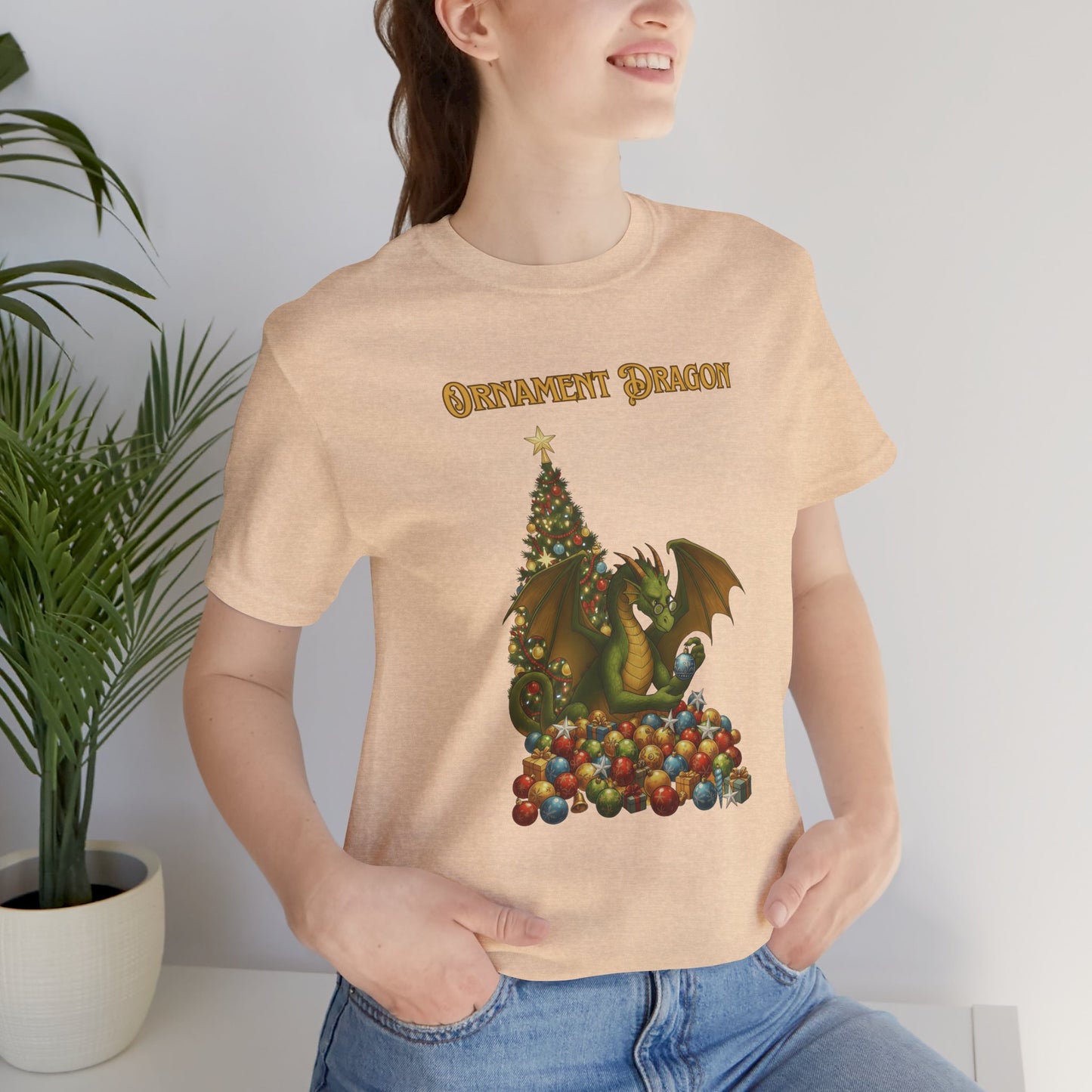 Ornament Dragon T-Shirt – Christmas Dragon Tee for Ornament Lovers