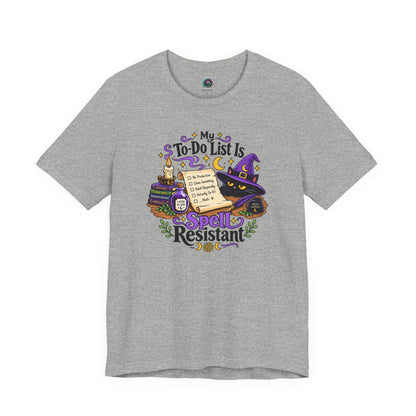 My To-Do List Is Spell Resistant T-Shirt – Funny Witchy ADHD Tee