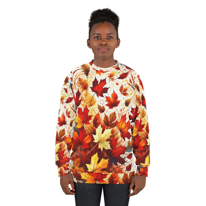 Autumn Leaves Sweatshirt – All Over Print Fall Pullover