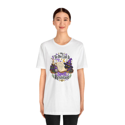 My To-Do List Is Spell Resistant T-Shirt – Funny Witchy ADHD Tee
